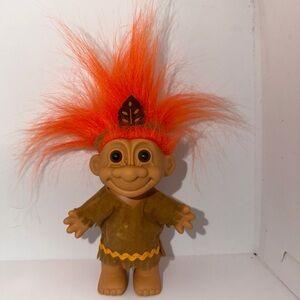 Russ Vintage Troll Doll Thanksgiving Native American